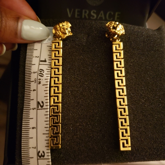 Authentic Gold Versace Earrings - Picture 5 of 5